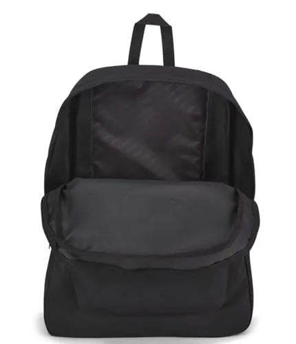 JanSport SuperBreak One Backpacks - Durable, Lightweight Bookbag with 1 Main Compartment, Front Utility Pocket with Built-in Organizer - Premium Backpack, Black