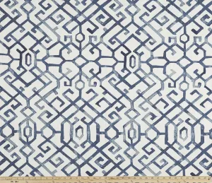 Jing Regal Blue Slub Canvas Fabric By Premier Prints