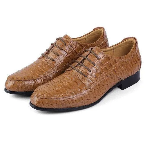 Large Size Men Leather Lace Up Pointed Toe Business Formal O