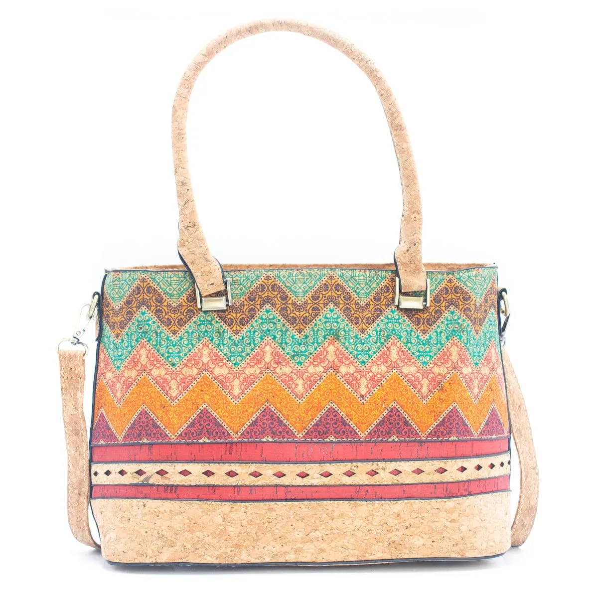 Lina Cork Everyday Handbag: 4 Prints, Spacious & Adjustable
