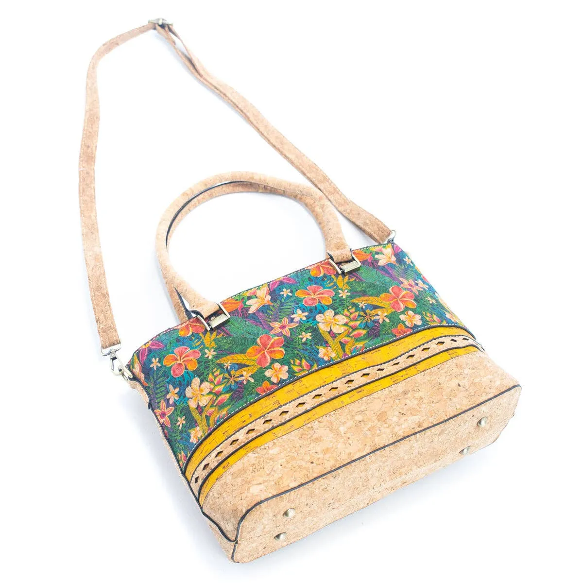 Lina Cork Everyday Handbag: 4 Prints, Spacious & Adjustable