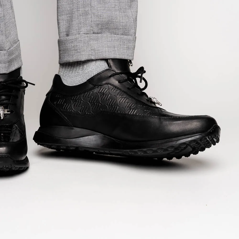 Mauri 8900/2 Nappa/Baby Croc/Nappa Embossed Black