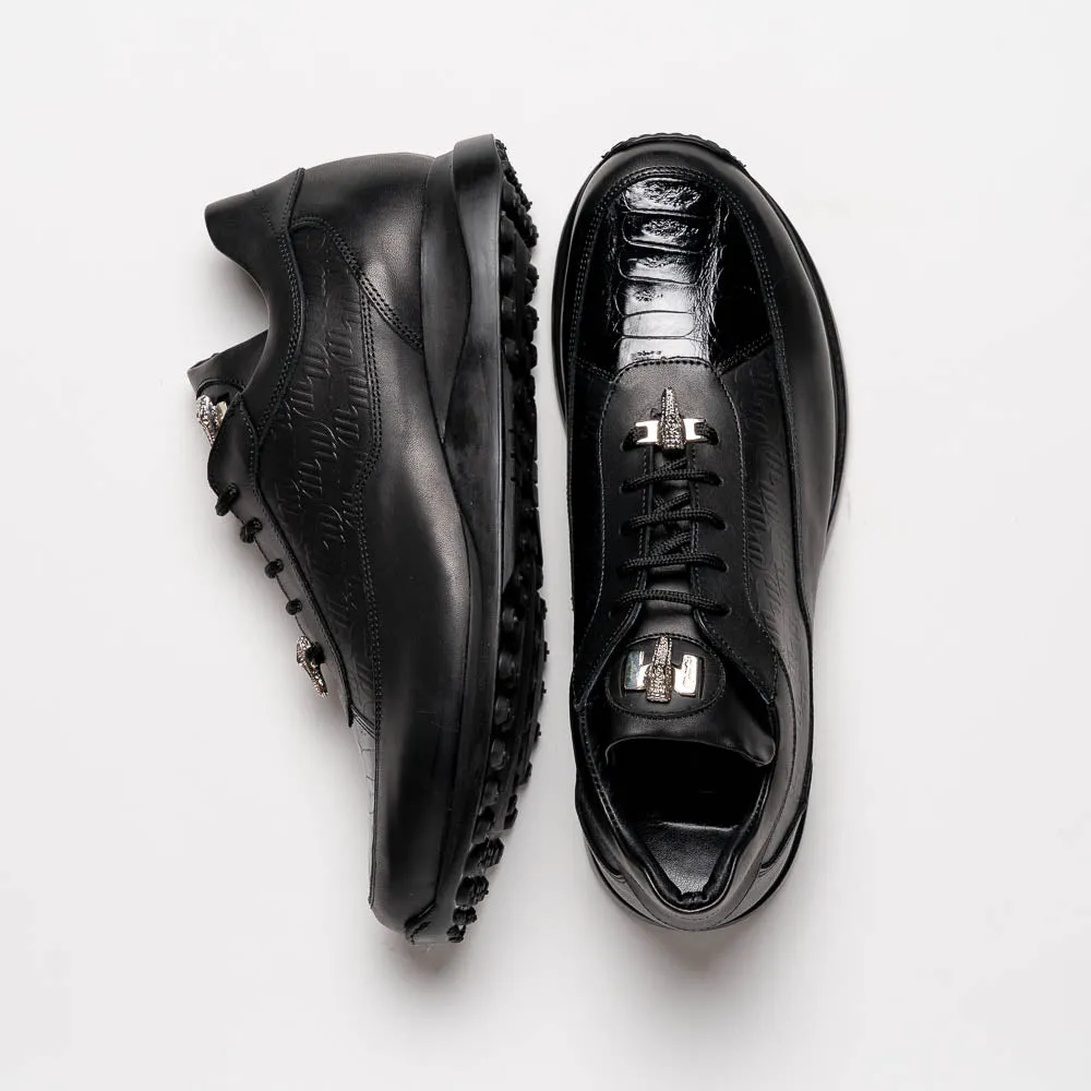 Mauri 8900/2 Nappa/Baby Croc/Nappa Embossed Black