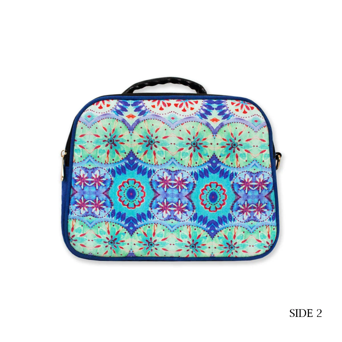 Maze Double Side Print Box Sling Bag