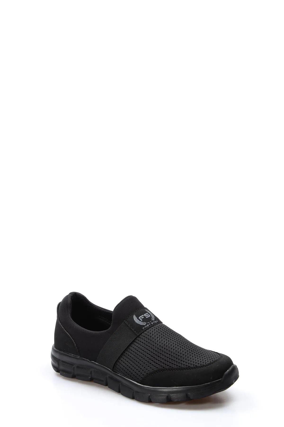 Men's Black Athletic Mesh Slip-On Shoes - Wessi