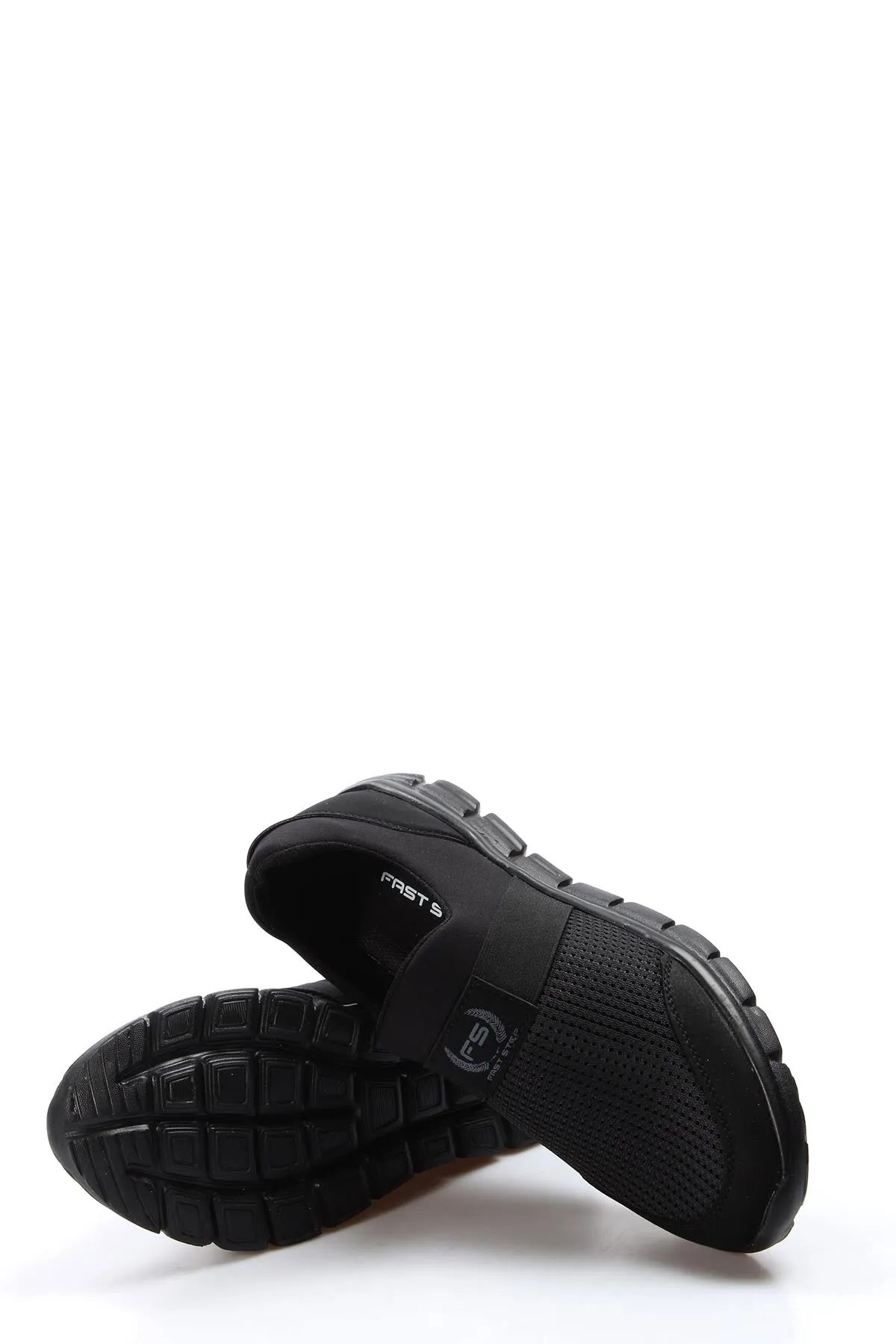 Men's Black Athletic Mesh Slip-On Shoes - Wessi