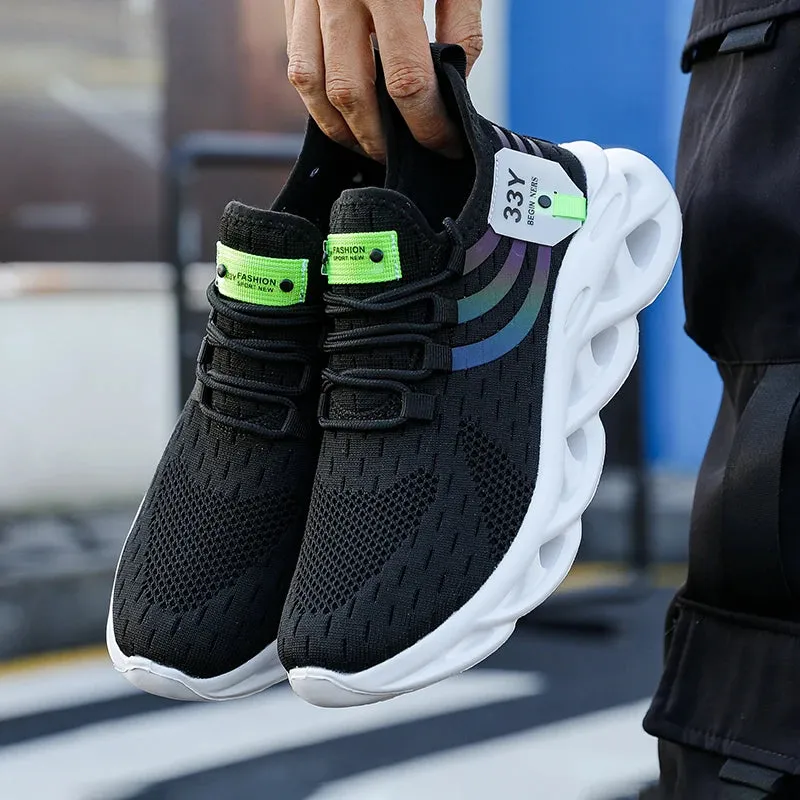 Men's Sneakers Luxury Brand Casuall Sport Shoes Summer Breathable Running Shoes High Quality Fashion Basketball Tenis Masculino
