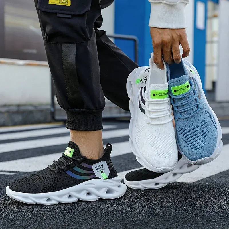 Men's Sneakers Luxury Brand Casuall Sport Shoes Summer Breathable Running Shoes High Quality Fashion Basketball Tenis Masculino