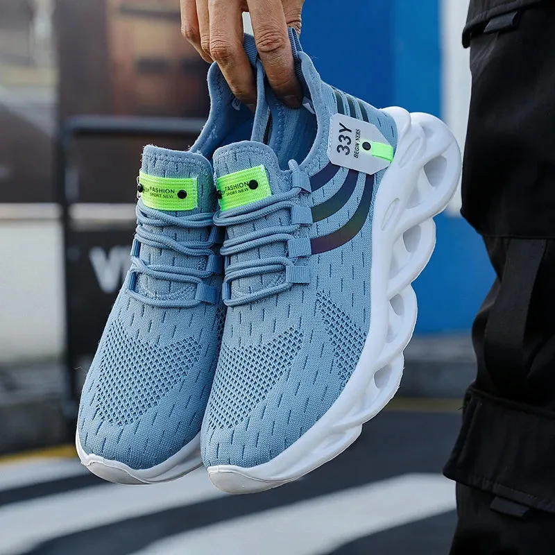 Men's Sneakers Luxury Brand Casuall Sport Shoes Summer Breathable Running Shoes High Quality Fashion Basketball Tenis Masculino