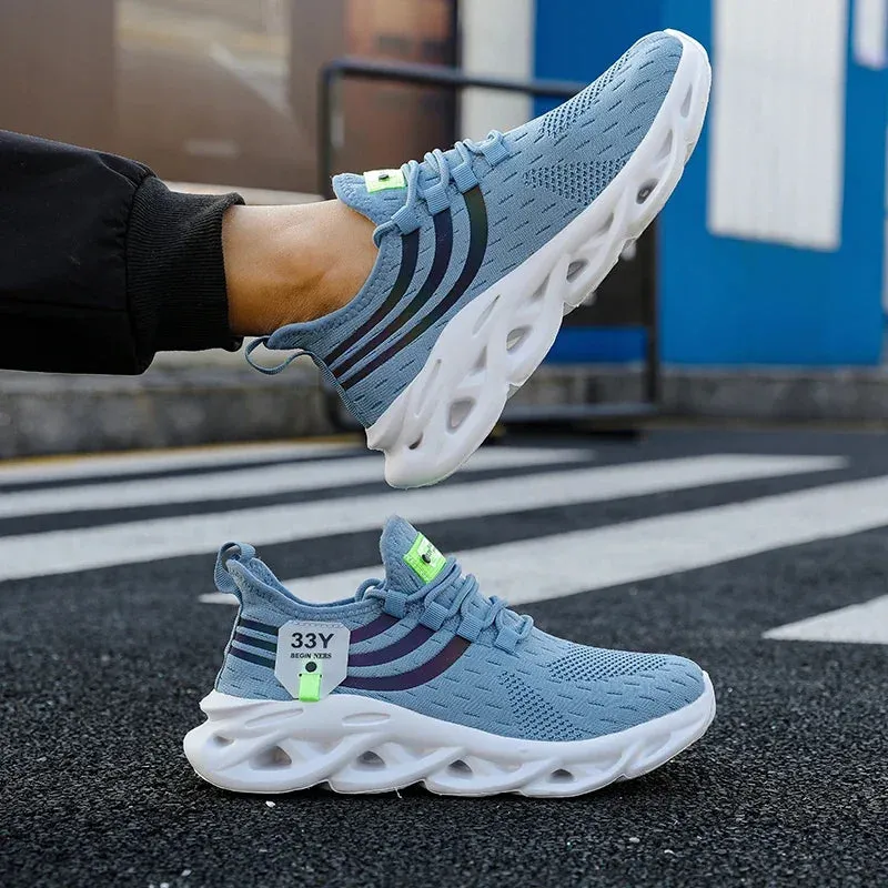 Men's Sneakers Luxury Brand Casuall Sport Shoes Summer Breathable Running Shoes High Quality Fashion Basketball Tenis Masculino