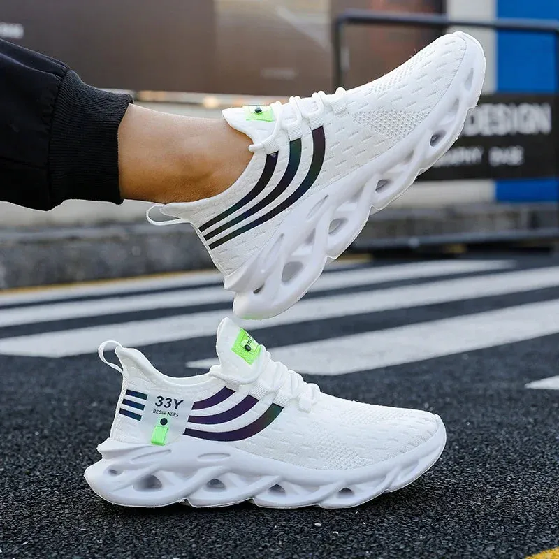 Men's Sneakers Luxury Brand Casuall Sport Shoes Summer Breathable Running Shoes High Quality Fashion Basketball Tenis Masculino