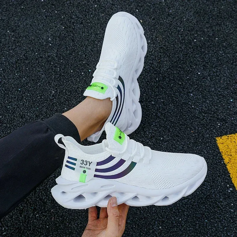 Men's Sneakers Luxury Brand Casuall Sport Shoes Summer Breathable Running Shoes High Quality Fashion Basketball Tenis Masculino