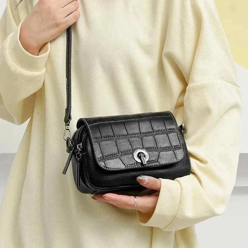 Mini Crocodile Pattern shoulder bag | Stylish Small Shoulder - WSH016