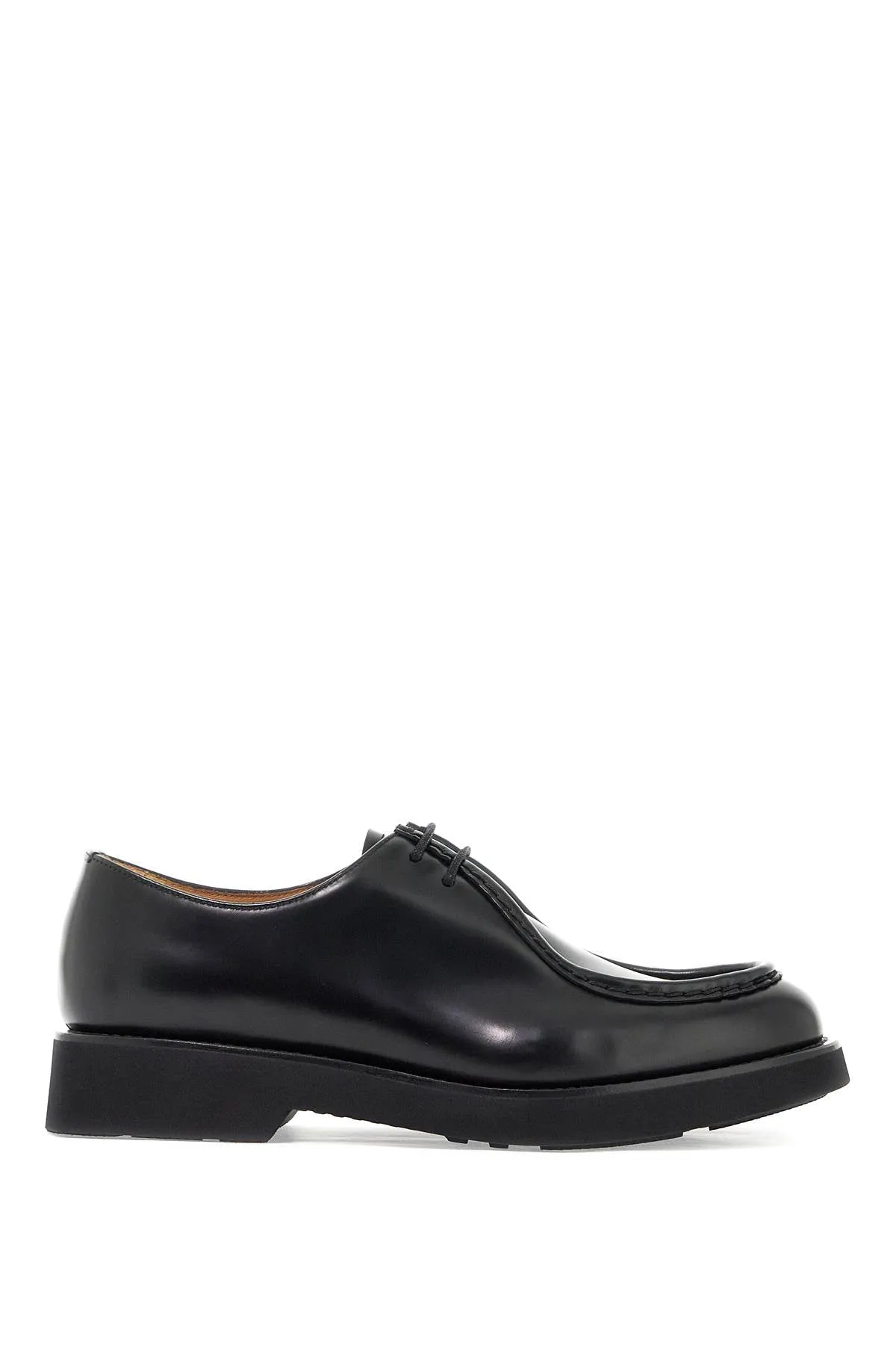 'nelly brushed leather lace-up