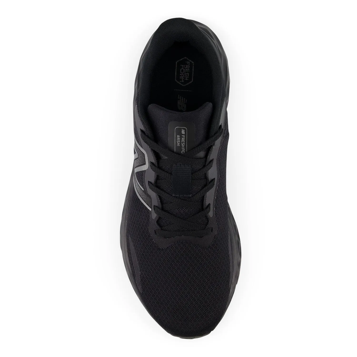 New Balance Men's Fresh Foam ARISHI v4 Slip Resistant Running Shoes in BLACK