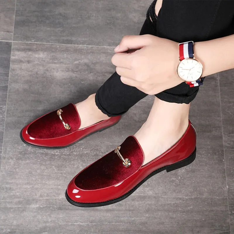 New Men Dress Shoes-Leather Luxury Groom/Wedding Shoes