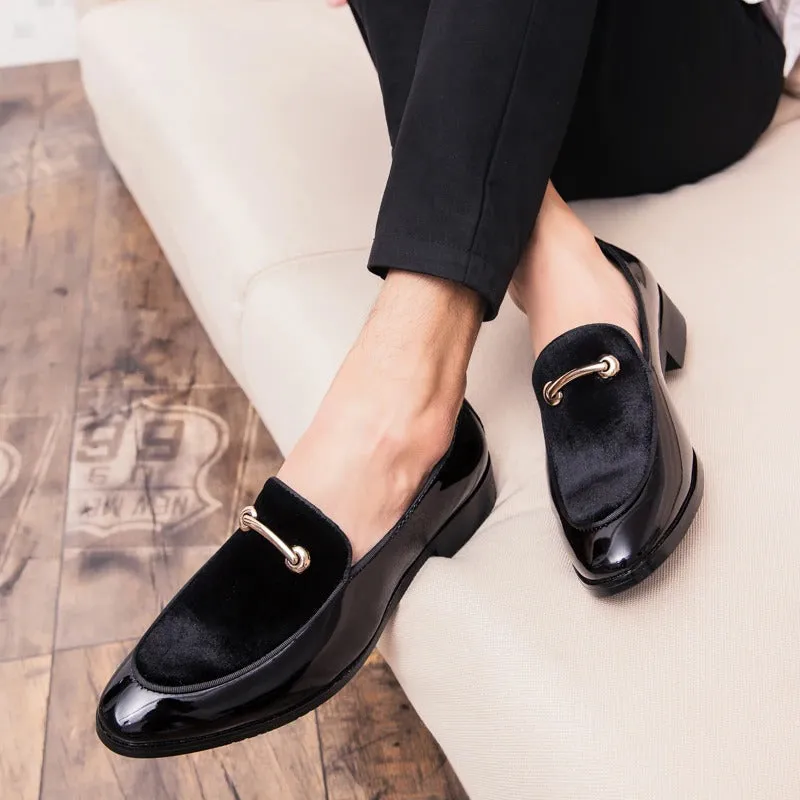 New Men Dress Shoes-Leather Luxury Groom/Wedding Shoes
