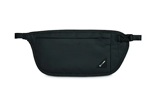 Pacsafe Coversafe V100 Anti-Theft Rfid Blocking Waist Wallet, Black