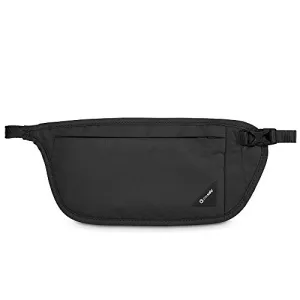 Pacsafe Coversafe V100 Anti-Theft Rfid Blocking Waist Wallet, Black