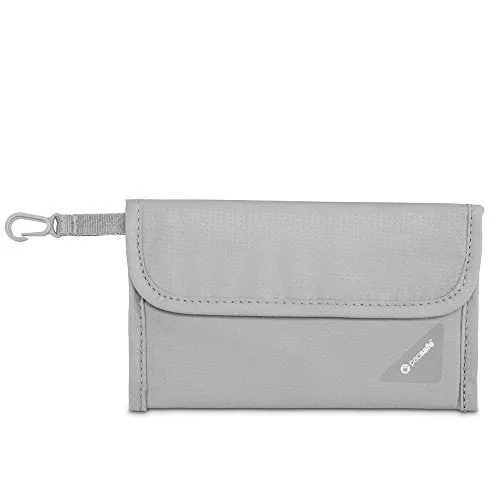Pacsafe Coversafe V50 Anti-Theft Rfid Blocking Passport Protector, Neutral Grey