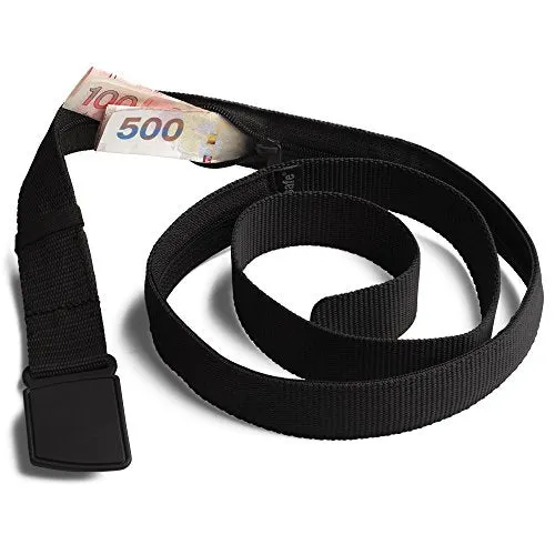 Pacsafe Luggage CashSafe8482 Travel Belt Wallet, Black