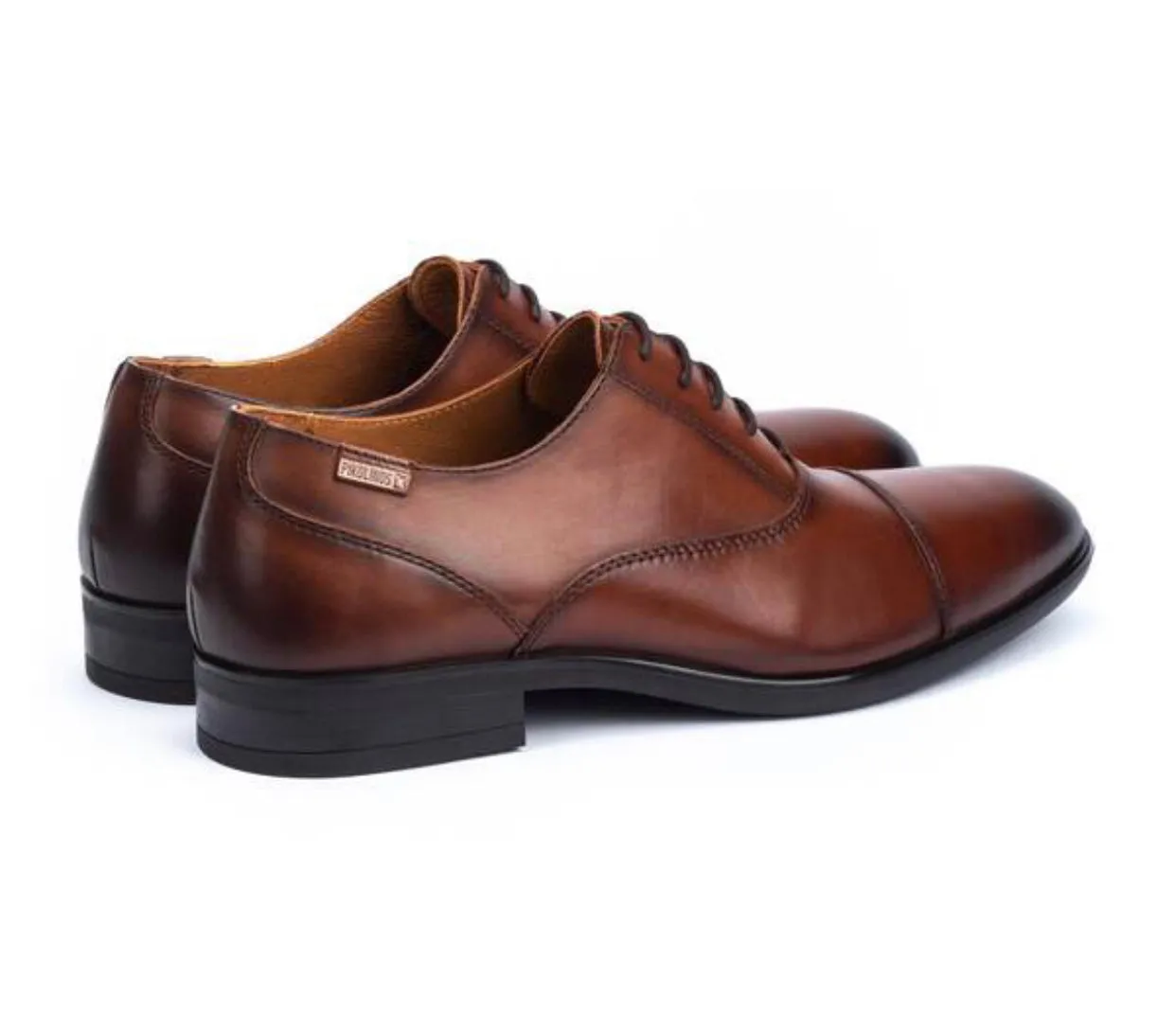 Pikolinos Bristol M7J-4184 Cuero Light Tan 5 Eyelet Shoe Made In Spain