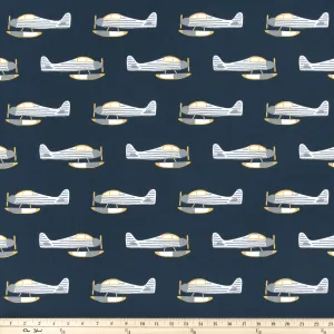Planes Chill Fabric By Premier Prints