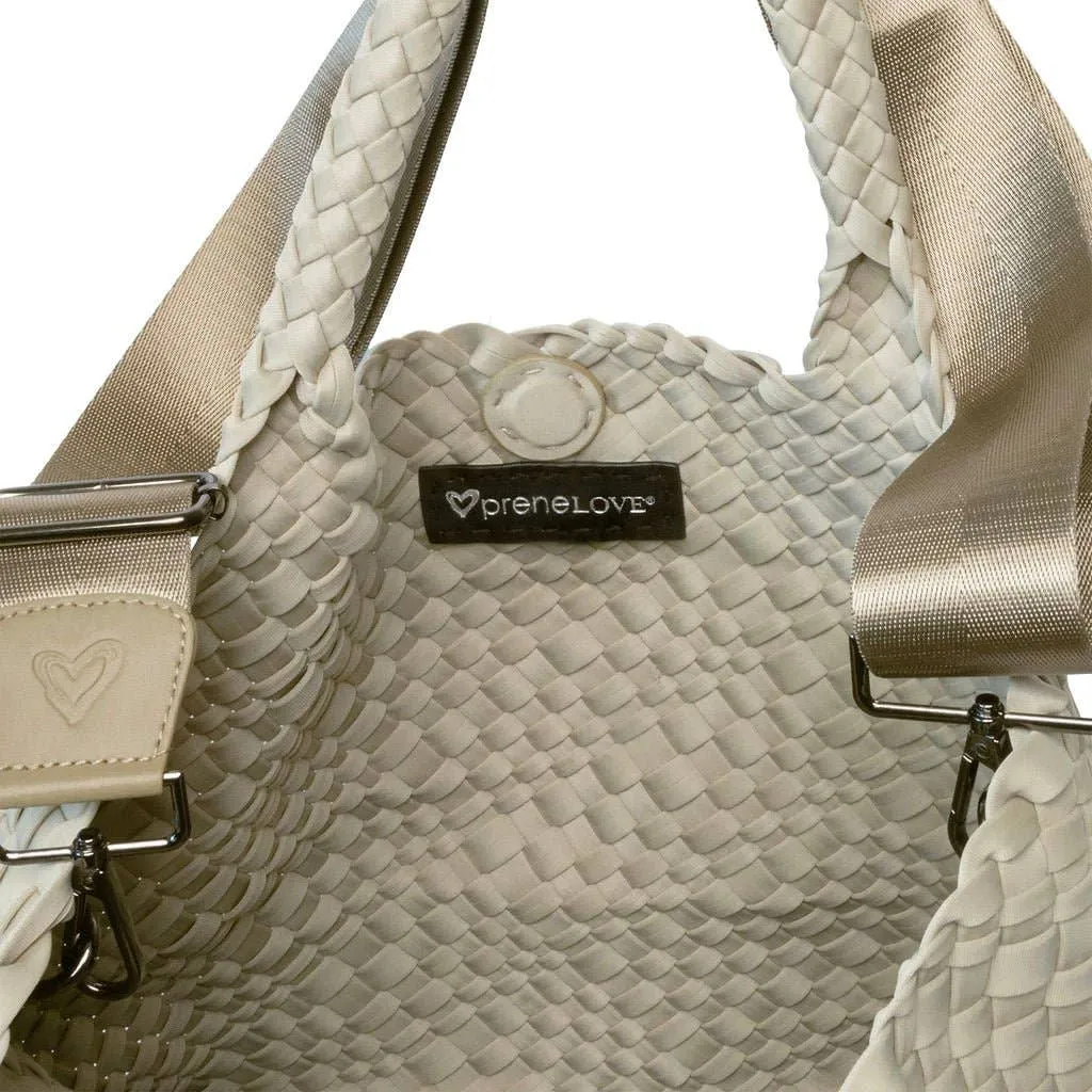 Pre London Woven Large Tote - Khaki