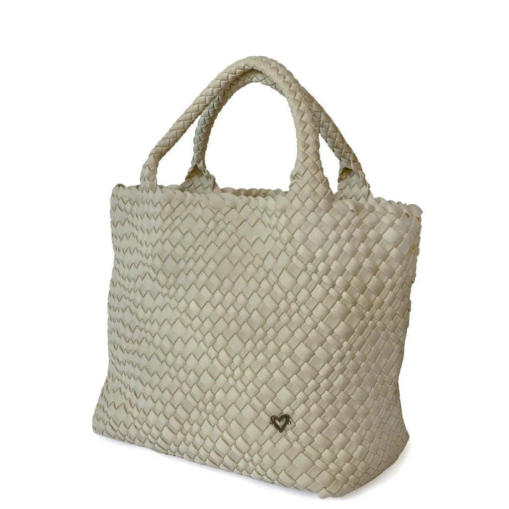Pre London Woven Large Tote - Khaki