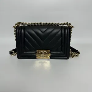 Preloved Chanel Leboy bag Black color - NG102621