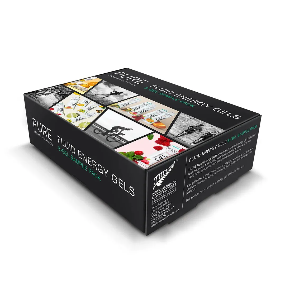 Pure Fluid Energy Gels 50G 8-Gel Sample Pack