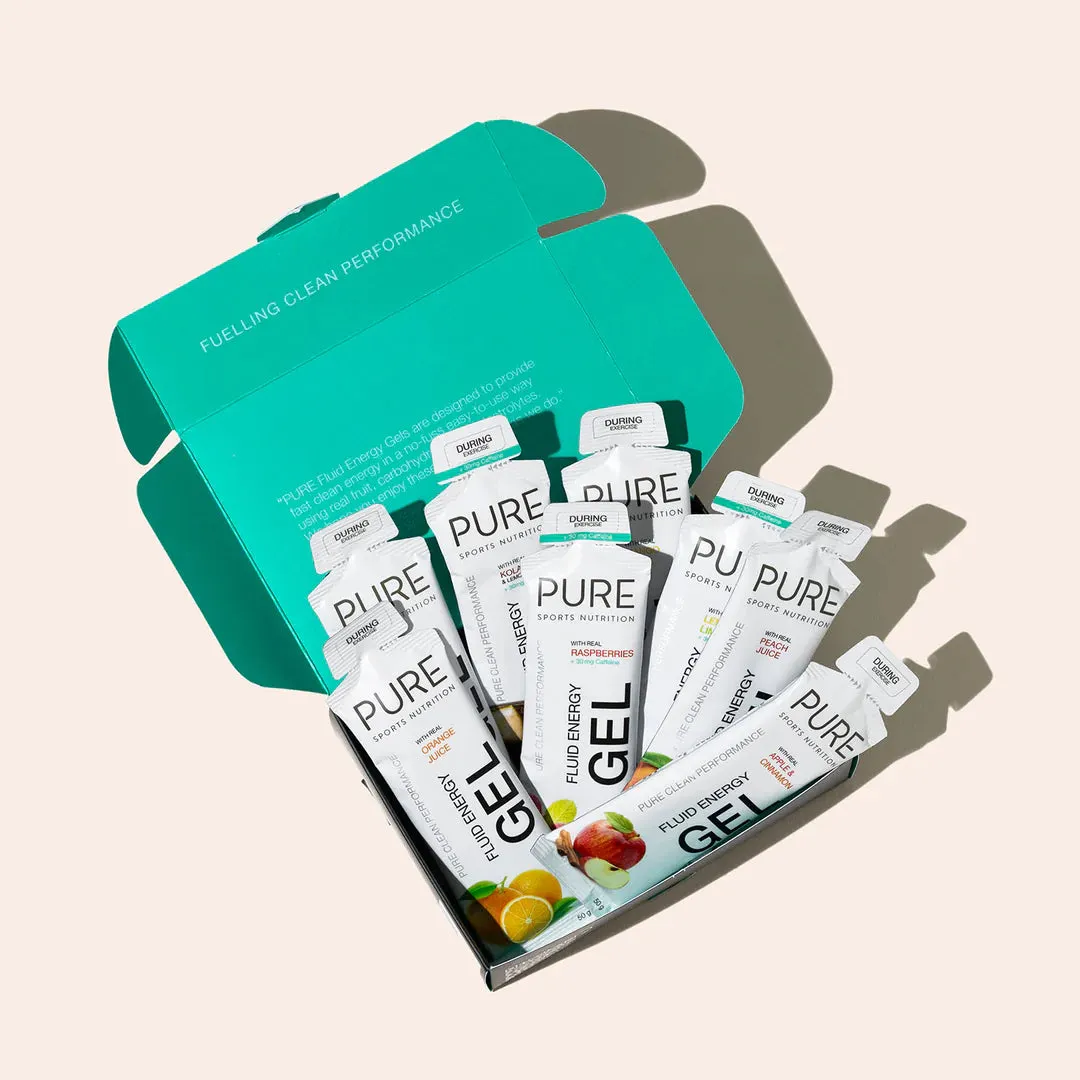 Pure Fluid Energy Gels 50G 8-Gel Sample Pack