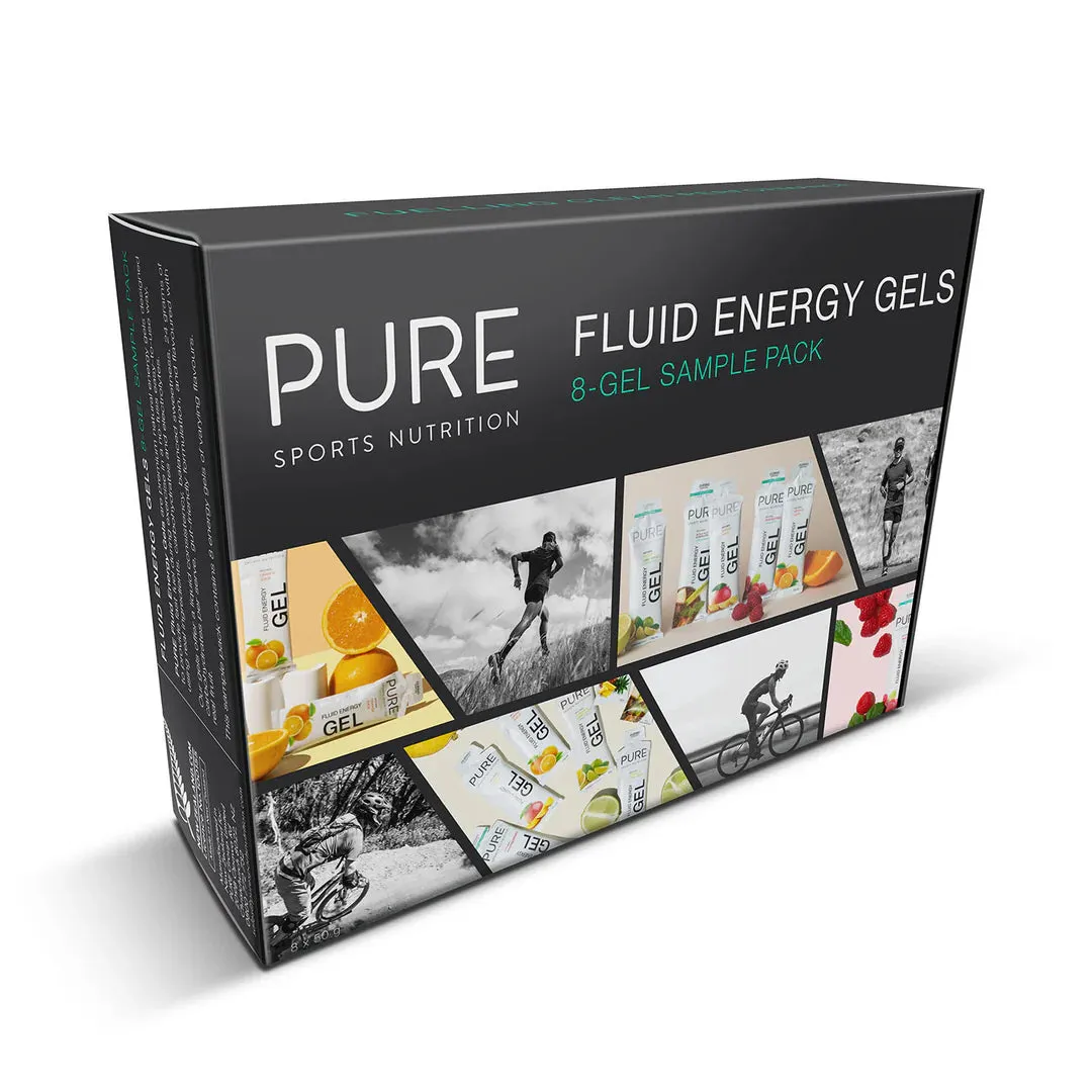 Pure Fluid Energy Gels 50G 8-Gel Sample Pack