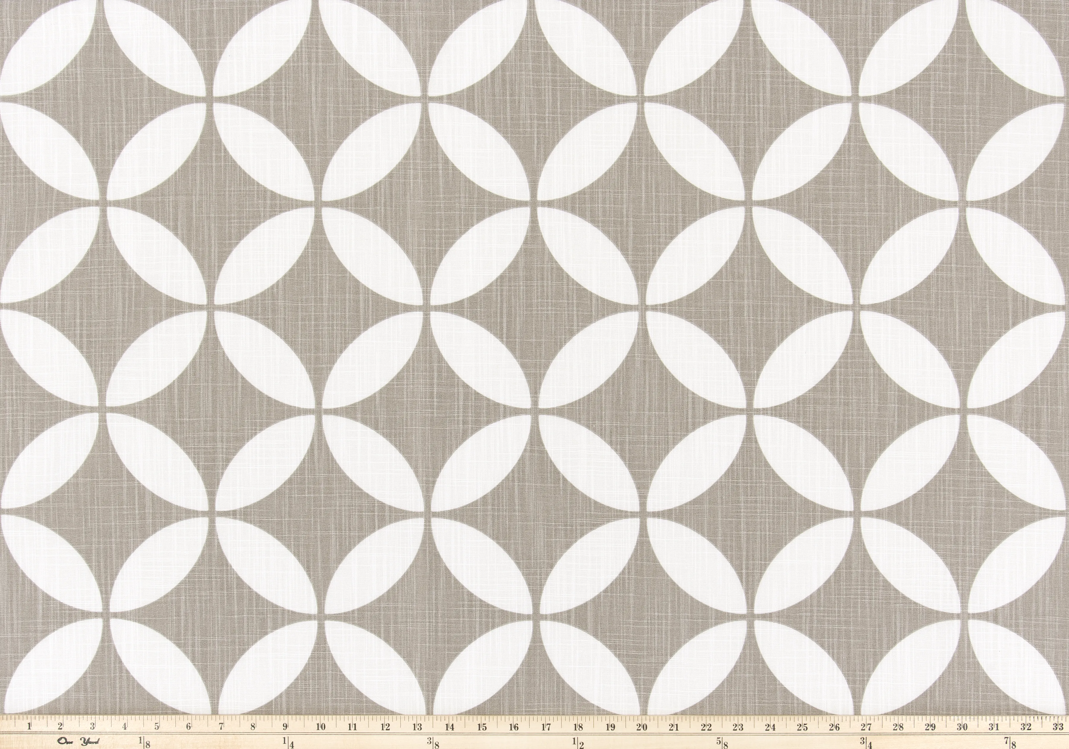 Radiant Ecru Slub Canvas Fabric By Premier Prints