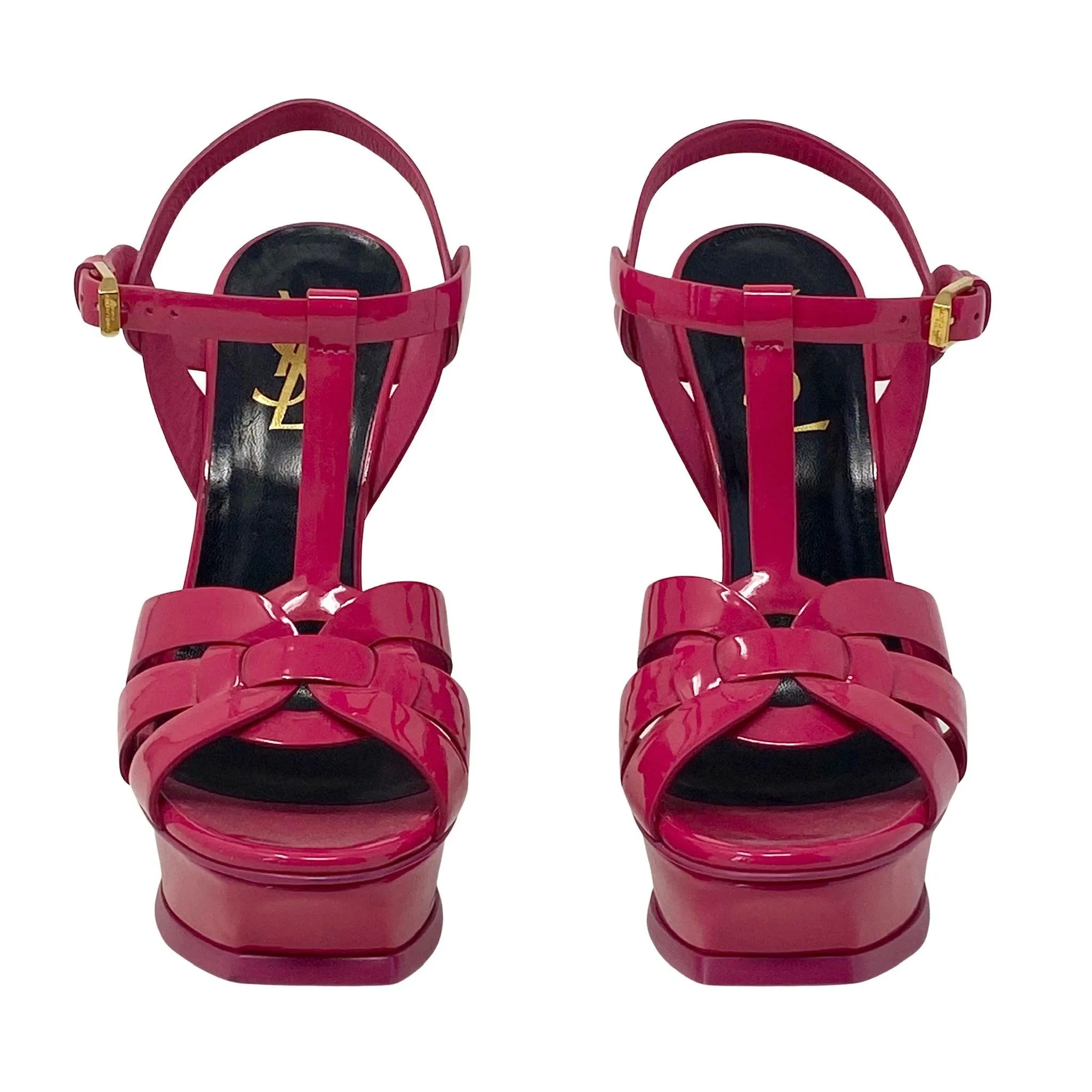 Saint Laurent Pink Tribute Sandals 36.5