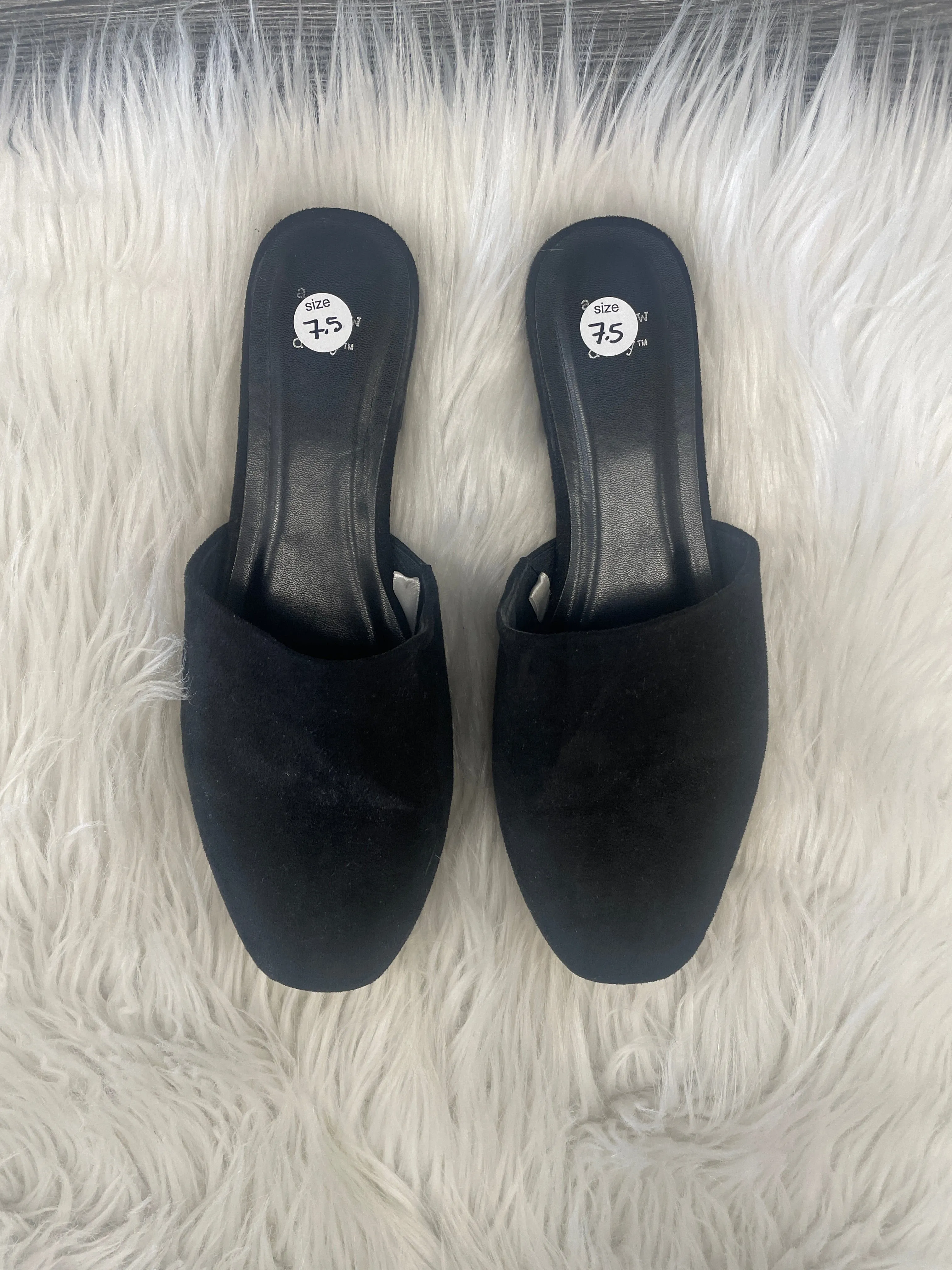 Shoes Flats By A New Day In Black, Size: 7.5