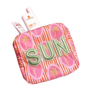 Sun Pink Palm Mini Bag