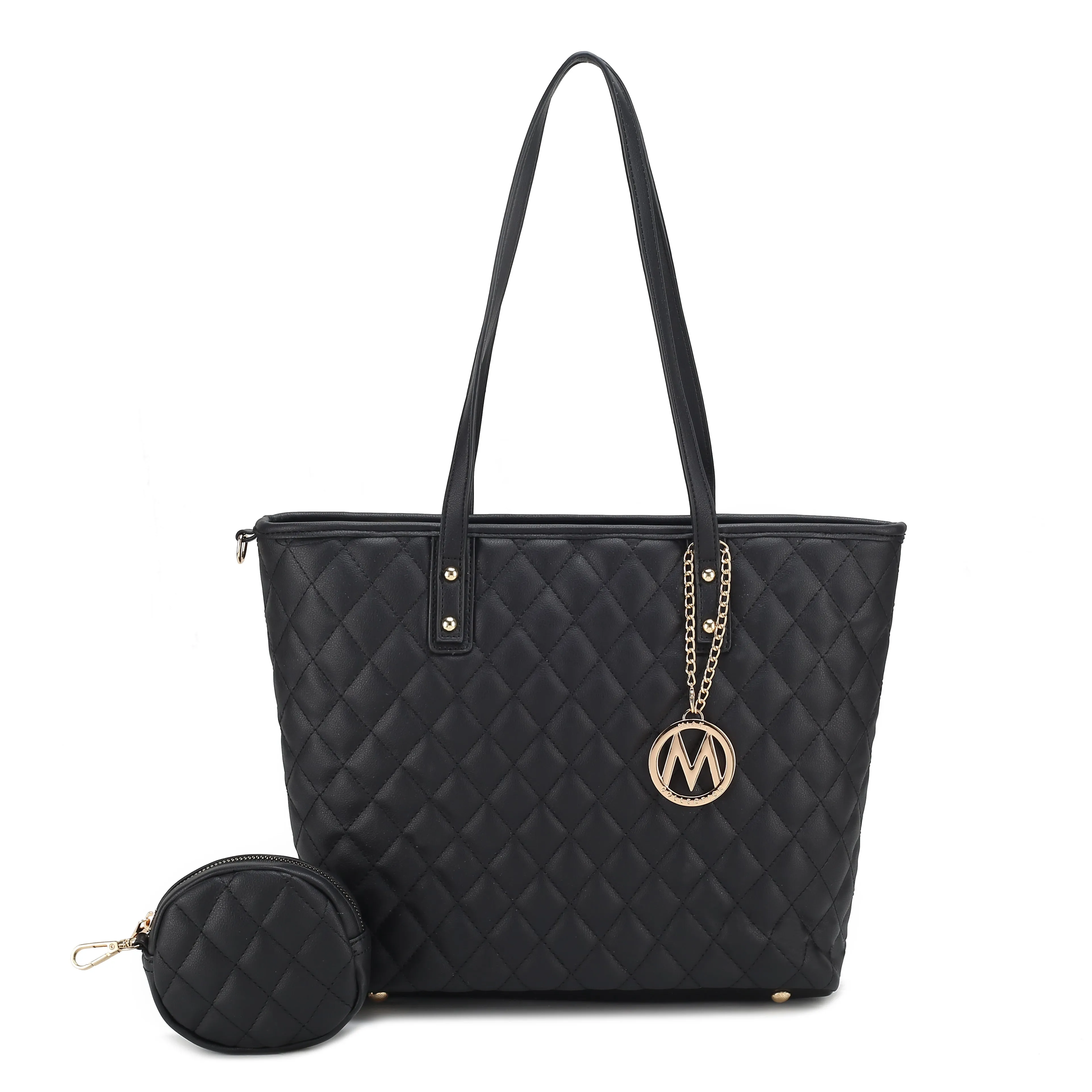 Tansy Quilted Tote Bag and Coin Purse Set
