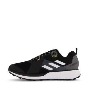 Terrex Two BOA Trail Running Shoes Core Black / Crystal White / Solar Yellow