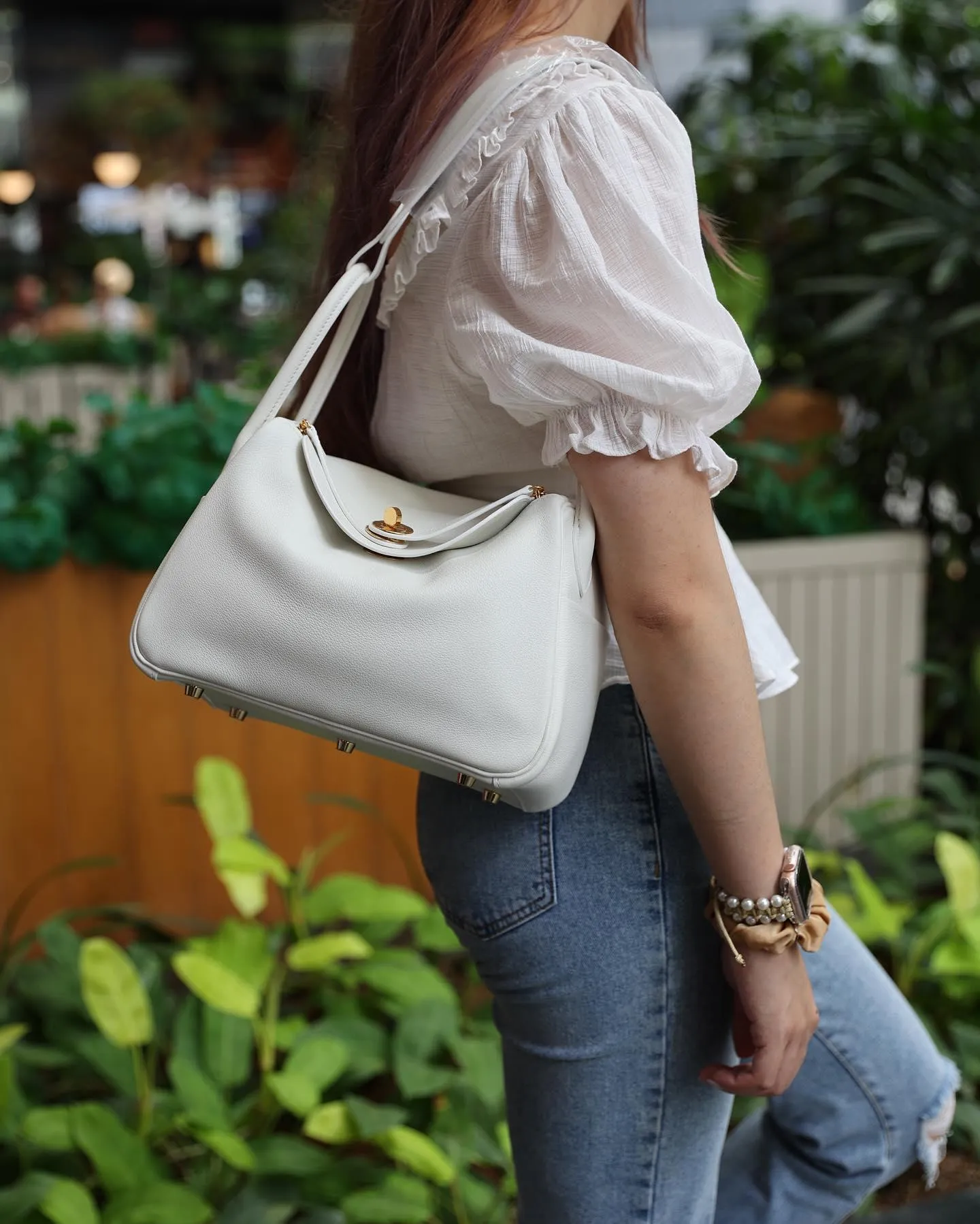 Togo Cowhide Leather Bag Women Shoulder Bag Gold Tone and Silver Tone, Leather Handbag, Top Handle Purse, Luxury Bag, Designer Bag, Fashion Lady Bag, Gift