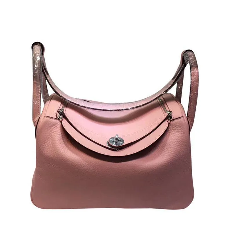 Togo Cowhide Leather Bag Women Shoulder Bag Gold Tone and Silver Tone, Leather Handbag, Top Handle Purse, Luxury Bag, Designer Bag, Fashion Lady Bag, Gift