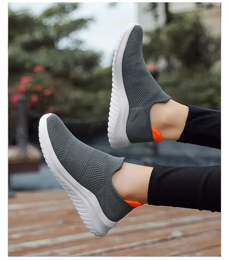 Unisex Men Women Casual Shoes Soft Sole Slip-On Sneakers Men Women Running Shoes Women Lightweight Loafers Walking Male Footwear