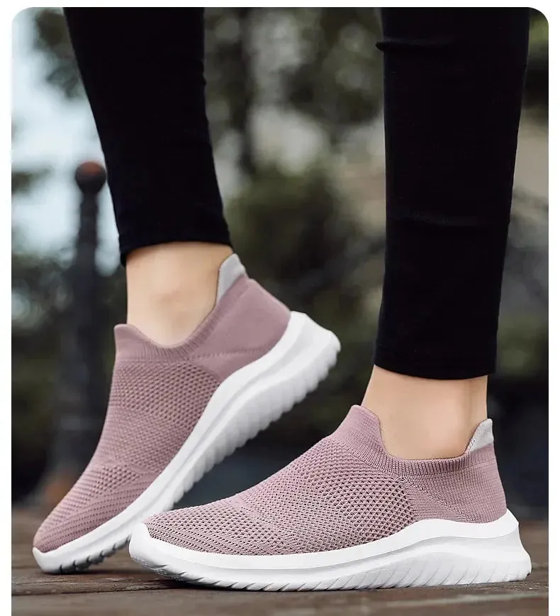 Unisex Men Women Casual Shoes Soft Sole Slip-On Sneakers Men Women Running Shoes Women Lightweight Loafers Walking Male Footwear