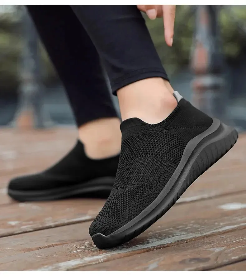 Unisex Men Women Casual Shoes Soft Sole Slip-On Sneakers Men Women Running Shoes Women Lightweight Loafers Walking Male Footwear