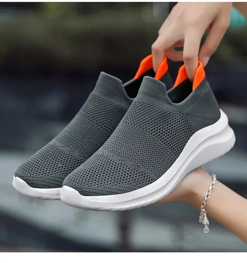 Unisex Men Women Casual Shoes Soft Sole Slip-On Sneakers Men Women Running Shoes Women Lightweight Loafers Walking Male Footwear
