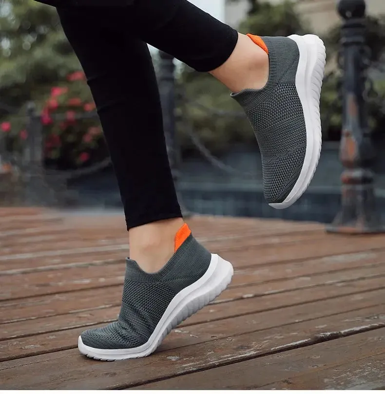 Unisex Men Women Casual Shoes Soft Sole Slip-On Sneakers Men Women Running Shoes Women Lightweight Loafers Walking Male Footwear