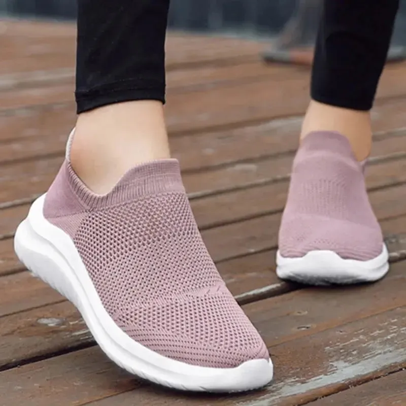 Unisex Men Women Casual Shoes Soft Sole Slip-On Sneakers Men Women Running Shoes Women Lightweight Loafers Walking Male Footwear