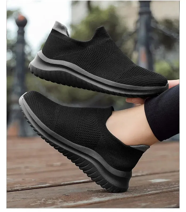 Unisex Men Women Casual Shoes Soft Sole Slip-On Sneakers Men Women Running Shoes Women Lightweight Loafers Walking Male Footwear