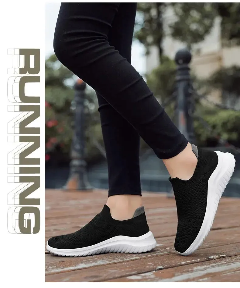Unisex Men Women Casual Shoes Soft Sole Slip-On Sneakers Men Women Running Shoes Women Lightweight Loafers Walking Male Footwear