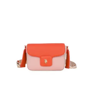 US POLO-WOMEN ROGERSVILLE SHOULDER BAGS IN ORANGE